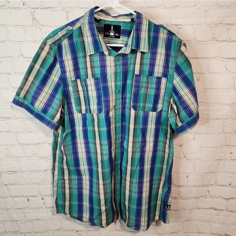 Men's I Jeans by Buffalo button-down shirt, size XL